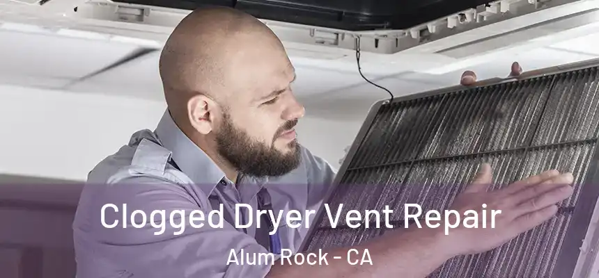  Clogged Dryer Vent Repair Alum Rock - CA